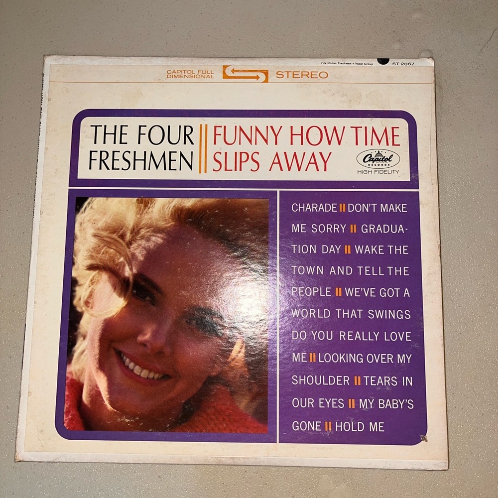 💙 The Four Freshmen Funny How Time Slips Away Vinyl Album